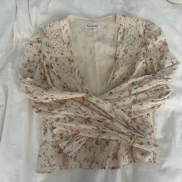 reformation meadowlark top, size 6 - Picture 4 of 5